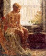 Mulhaupt, Frederick John Nude Seated by a Window china oil painting artist